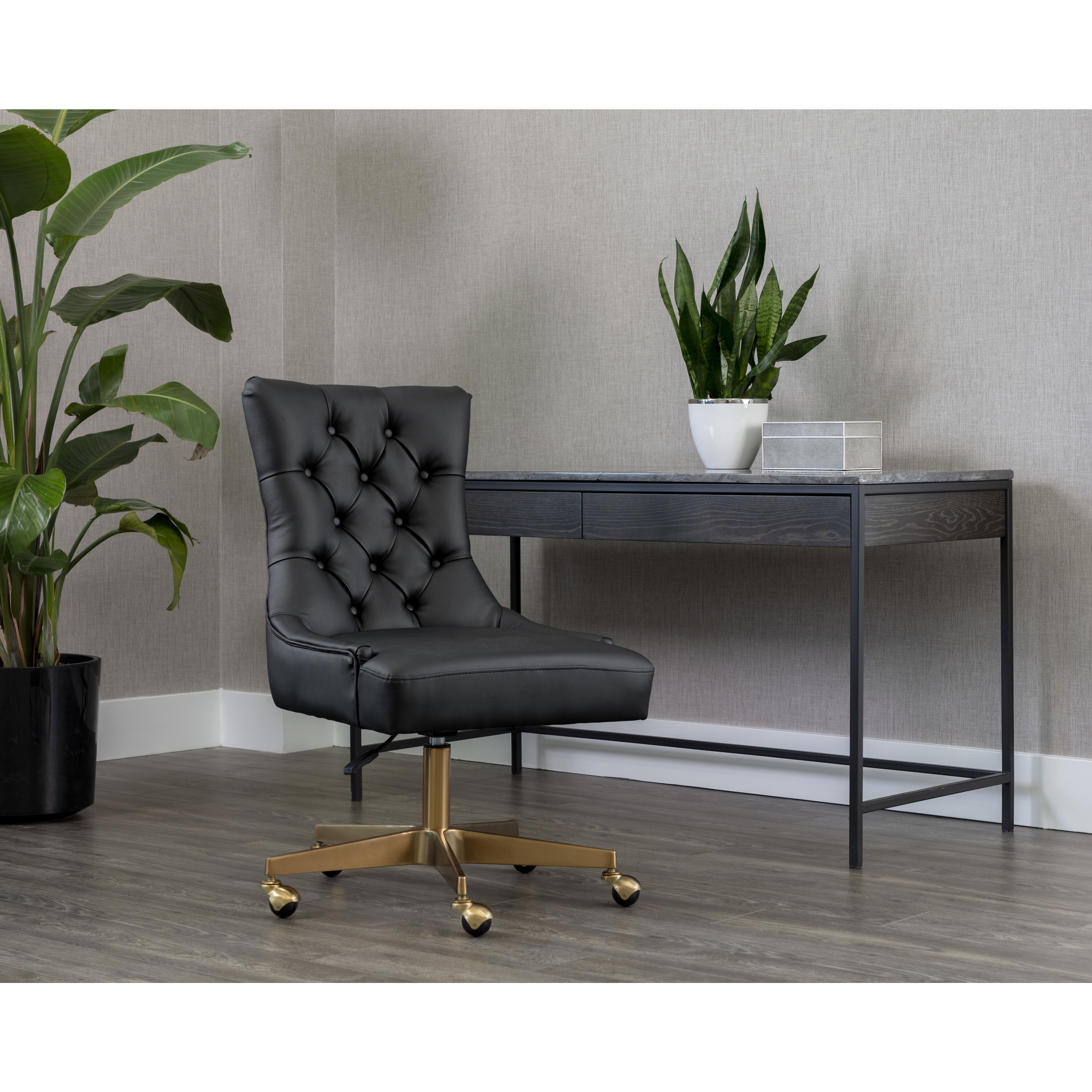 Delilah Dillon Black Office Chair